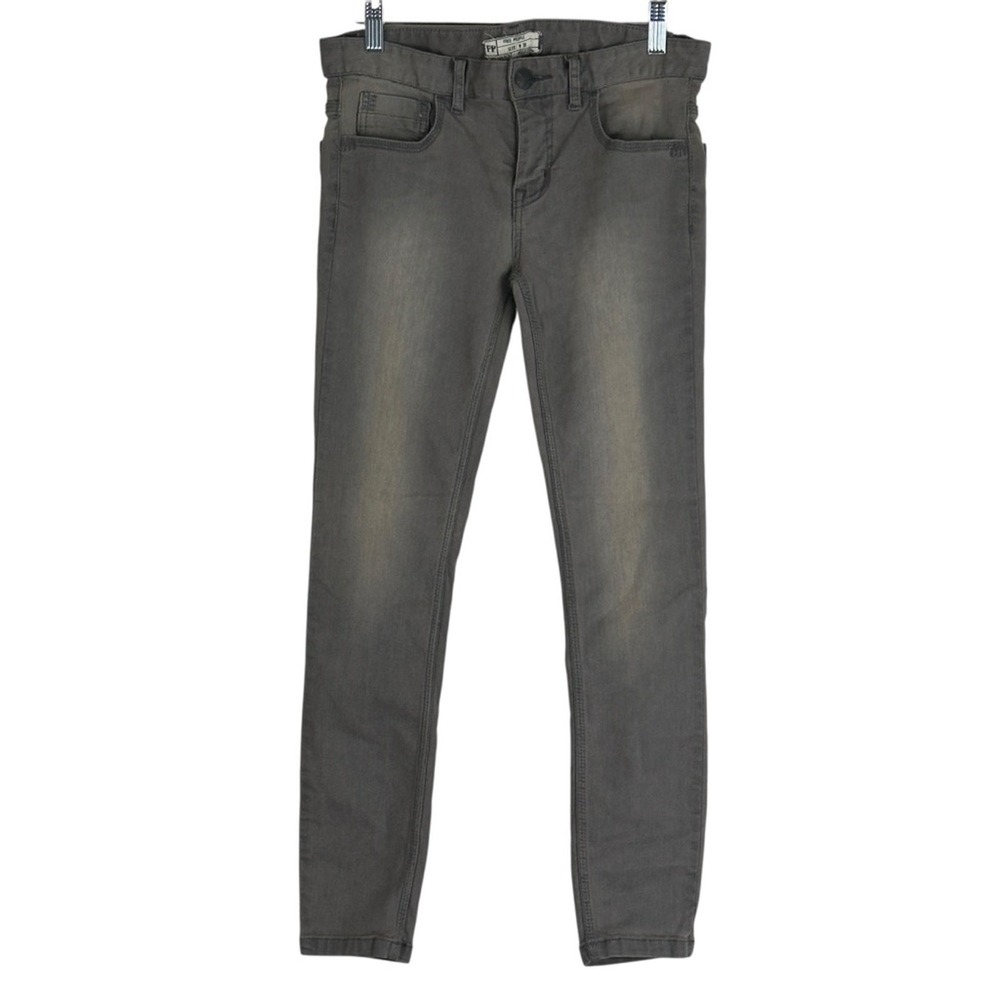 Free People Women Skinny Jeans Womens 28 Gray Faded Mid Rise Y2K Streetwear
